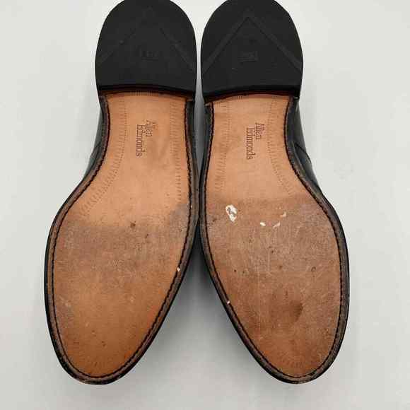 Allen Edmonds 10.5 C RANDOLPH 4809 Black Leather Penny Loafers Dress Shoes Mens main image 7